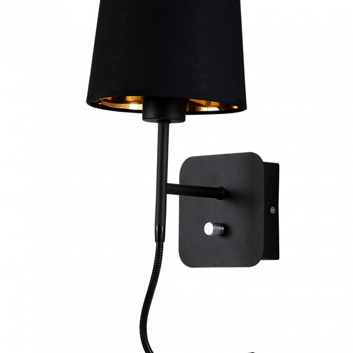 Бра Crystal Lux PABLO AP2 BLACK/BLACK-GOLD